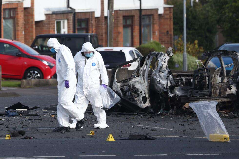 image for Car bomb explodes outside Northern Ireland police station