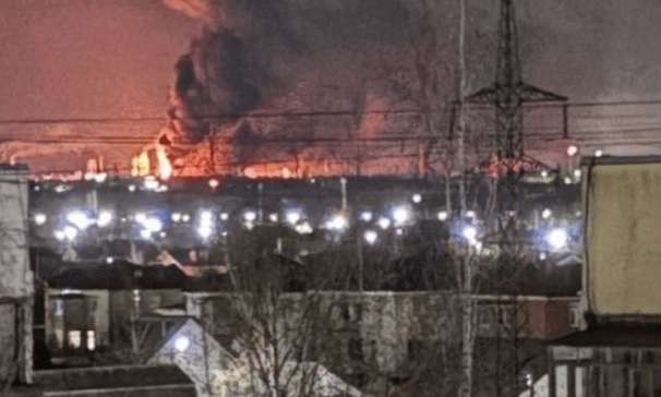 image for Ukrainian drones strike Russia's Yaroslavl oil refinery, General Staff says amid latest mass attack inside Russia