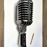 image for [OC] Drawing of a microphone