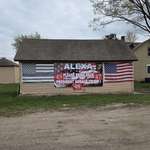 image for This sign is across from Barron County, WI's largest employer of Somali-American immigrants. (OC)
