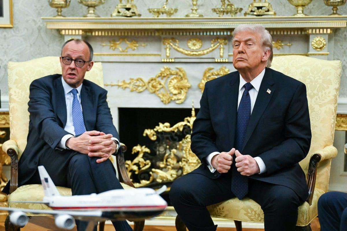 image for Trump says US considering reducing troops in Germany amid clash with Merz and Nato allies