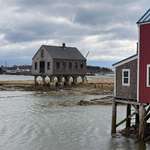 image for I took a picture of a fish house off the coast of Maine