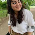 image for [OC] My accidental pirate cosplay in Hyde Park, with a wild parakeet.