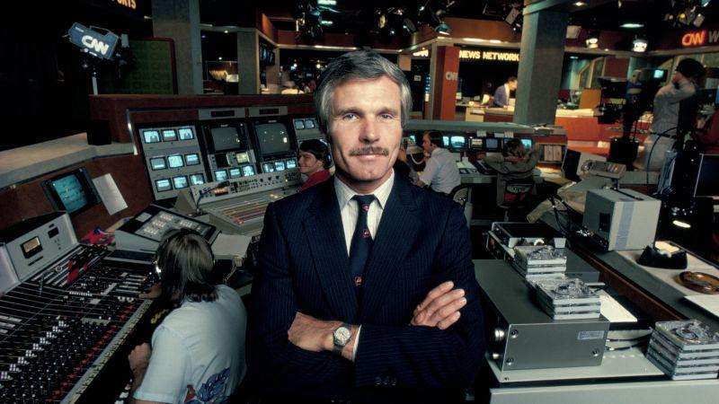 image for Ted Turner, CNN founder who pioneered cable TV news, dies at 87