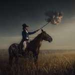 image for A photograph I took of a dandy poking a cloud. Not AI. [OC]