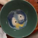 image for My daughter’s Bluey popsicle melted while upside down but somehow still looks like Bluey [OC]