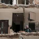 image for (OC)An old married couple sitting on the balcony of their destroyed house, in the suburbs of Beirut.