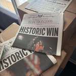 image for [OC] Cool newspapers from Obama's win back in 2008