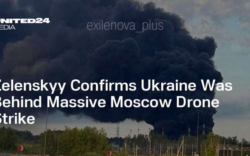 image for Zelenskyy Confirms Ukraine Was Behind Massive Moscow Drone Strike