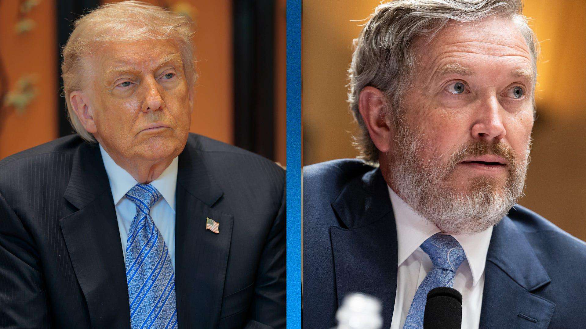 image for As Trump's approval ratings drop, how's he keep ousting GOP rivals?
