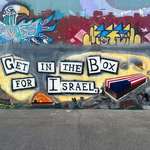 image for “Get in the box for Israel” Anti-war mural seen in Ithaca, New York