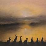 image for [OC] A picture I did using charcoal and pastels. Inspired by Watership Down.