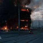 image for Delivery driver heading to work during Russia's missile attack on Kyiv, Ukraine
