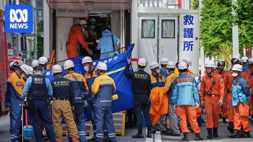 image for At least 20 injured by a substance sprayed at Tokyo shopping centre