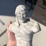 image for My first ever attempt carving stone. I give it a C. OC.