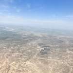 image for [OC] A desert covered with solar panels in Ningxia Hui AR, China, take from plane today