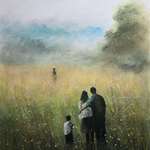 image for [OC] A picture I did using charcoal and pastels. The waiting field.