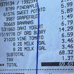 image for [OC] My receipt today