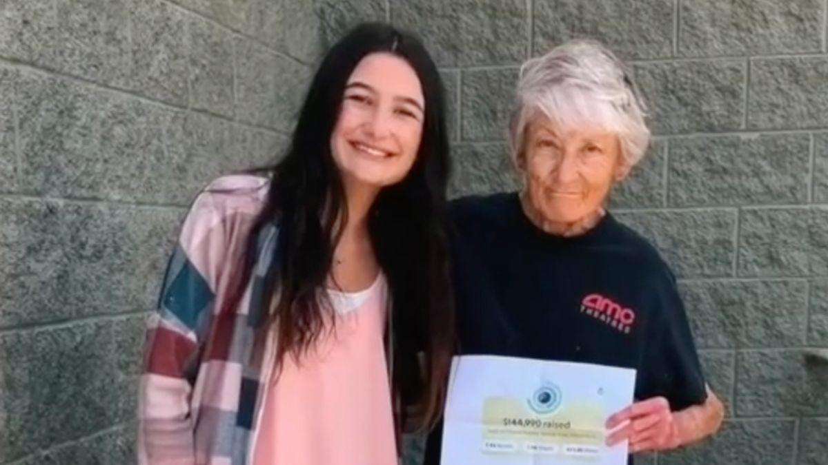 image for AMC theater worker, 85, receives $146K from strangers for retirement after viral video