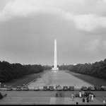 image for My grandpa's photo of the Washington Monument and Reflecting Pool in D.C. in 1949 [OC]