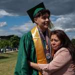 image for [OC] Mark, 17, whose dad was deported last year, poses at his high school graduation with his mom