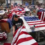 image for [OC] Inside Annin Flagmakers, the oldest and largest manufacturer of the American flag