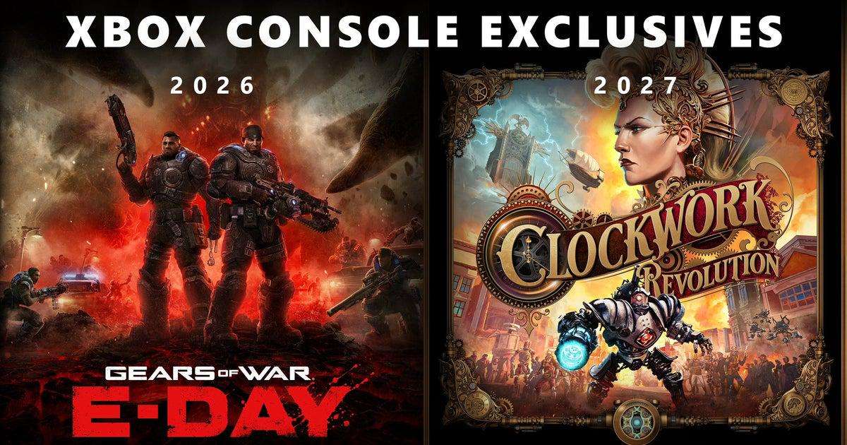 image for Xbox seeks to clarify its approach to console exclusive games, after last night's PS5 snub for Gears of War: E-Day and Clockwork Revolution caught many off guard