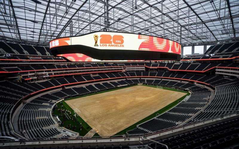 image for Stadium workers near Los Angeles vote to authorize a strike days before the World Cup begins