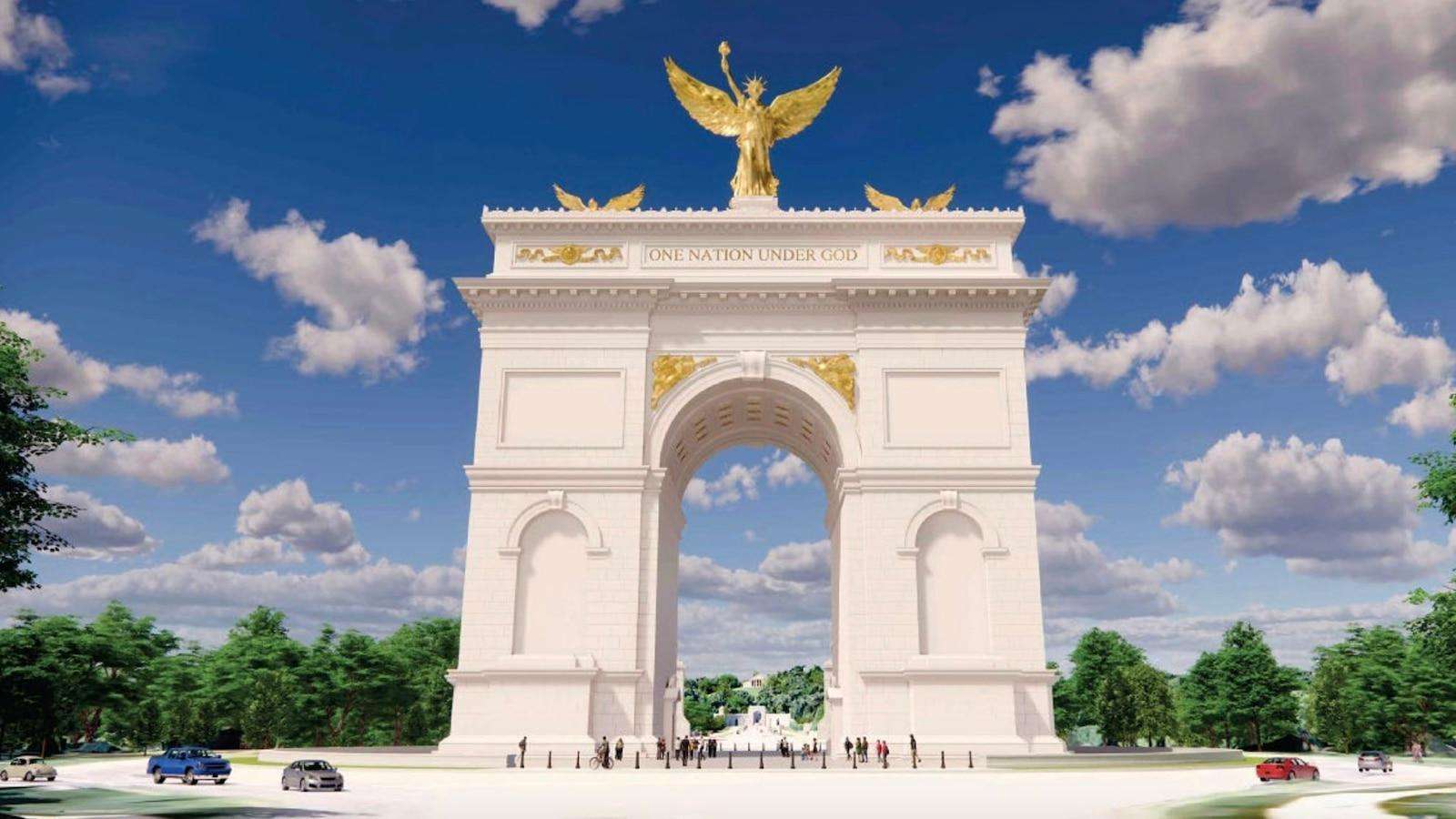image for Trump's arch construction to run 20 hours a day for 2 to 3 years, documents show