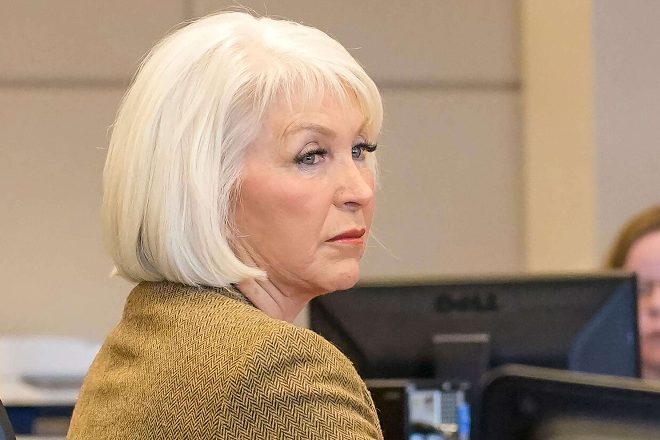 image for Tina Peters, fresh out of prison, tells far-right podcaster: ‘They’re stealing our elections’