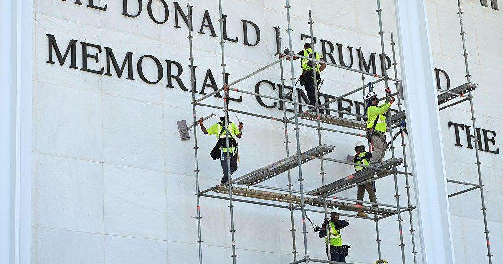 image for DOJ says Trump's name will be removed from Kennedy Center early Saturday morning following judge's order