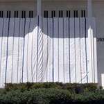image for {OC} A tarp was put up to hide the removal of Trump’s name from the Kennedy Center