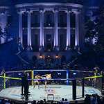 image for UFC fighters on the White House lawn. I'm ashamed of my country.
