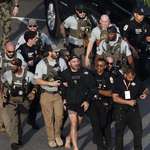 image for Sean Strickland being escorted from White House