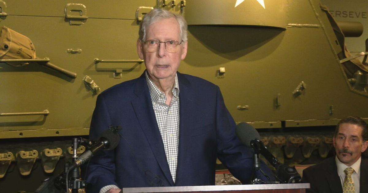 image for Kentucky U.S. Sen. Mitch McConnell hospitalized Sunday morning
