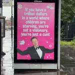 image for Posters seen around bus stops in London