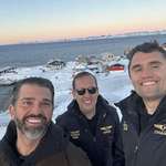 image for Donald Trump Jr. and Charlie Kirk in Greenland helping with President Trump’s annexation campaign.