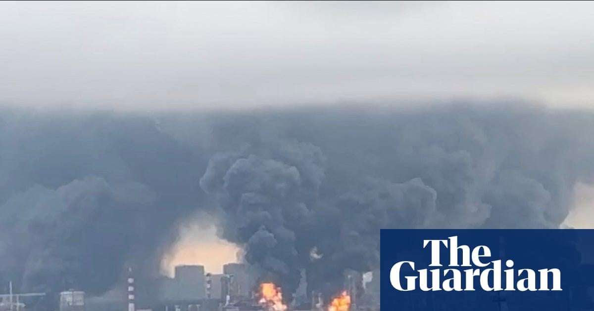 image for Moscow oil refinery struck in Ukraine’s biggest air raid on city since start of war