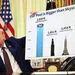 image for Trump Nonsensically Boasting About Reflecting Pool Before He Turned It Into a Swamp