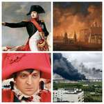 image for Credit to the creator. The burning of Moscow of 1812 and today