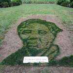 image for [OC] This dead patch of grass in Charlottesville was the Robert E Lee statue. I made Harriet Tubman