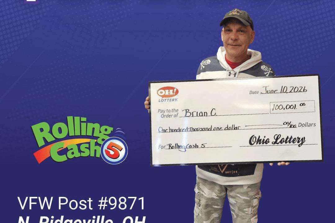 image for Lottery numbers used in memory of cousin earn Ohio man $100,001