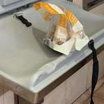 image for Found a half eaten rotisserie chicken inside the men’s bathroom at a Walmart