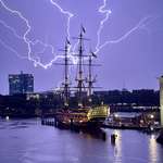 image for [OC] Epic thunderstorm yesterday in Amsterdam