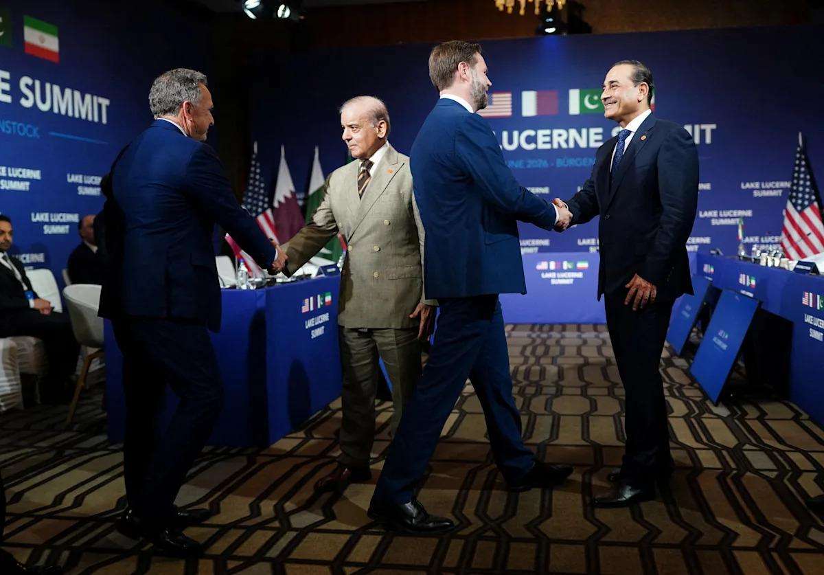 image for Iran walks out of Switzerland talks in protest of Trump threats, state media says