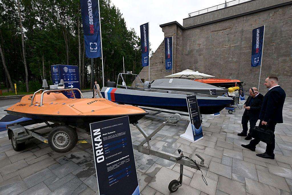 image for Ukraine eliminates Russian unmanned boats powered by Starlink, official says
