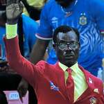 image for This guy from the Democratic Republic of Congo vs Colombia World Cup game.