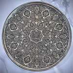 image for [OC] My grandfather hand engraved this entire plate from blank metal, one chisel tap at a time