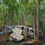 image for Plane Wreck in Rhode Island's Bear Swamp (OC)