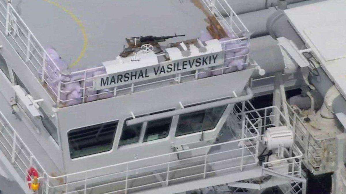 image for The photos that show Russia is now weaponising civilian ships